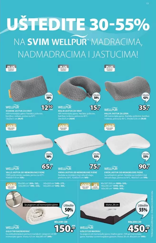 Jysk akcija. Jysk madrac. katalog. popust. snizenje.