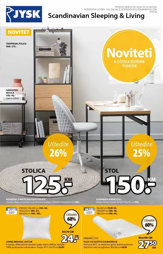 Jysk akcija. Jysk madrac. katalog. popust. snizenje. 