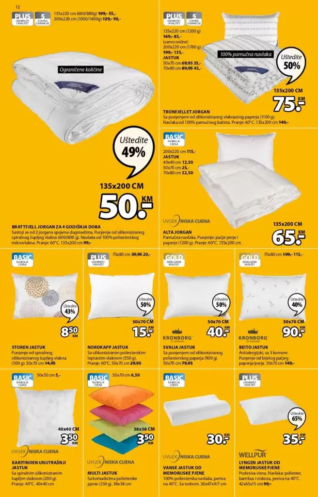Jysk akcija. Jysk madrac. katalog. popust. snizenje. 