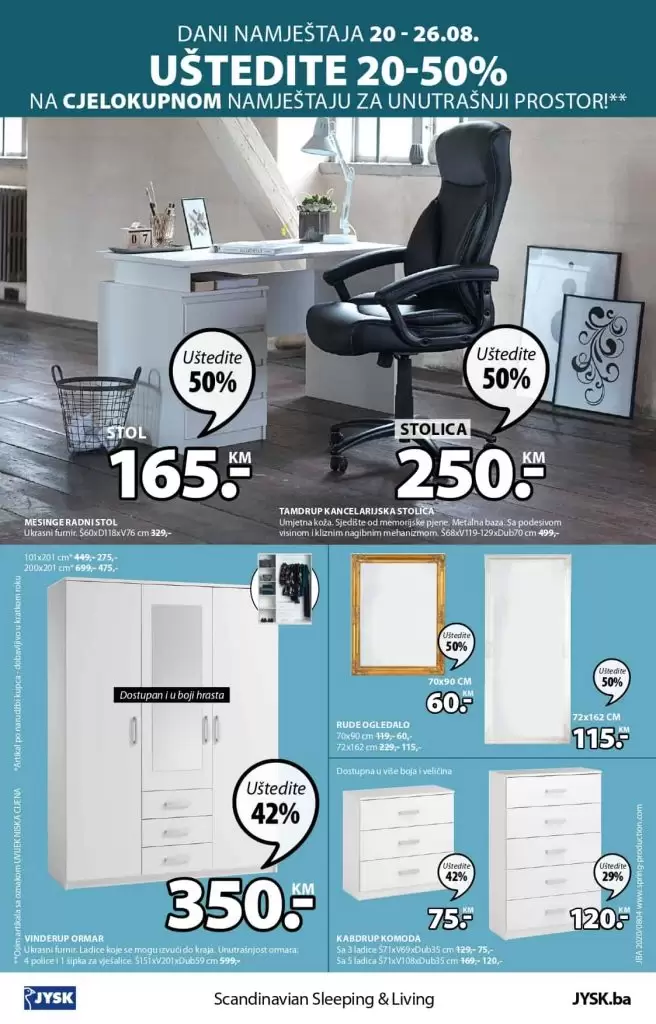 Jysk akcija. Jysk madrac. katalog. popust. snizenje. 