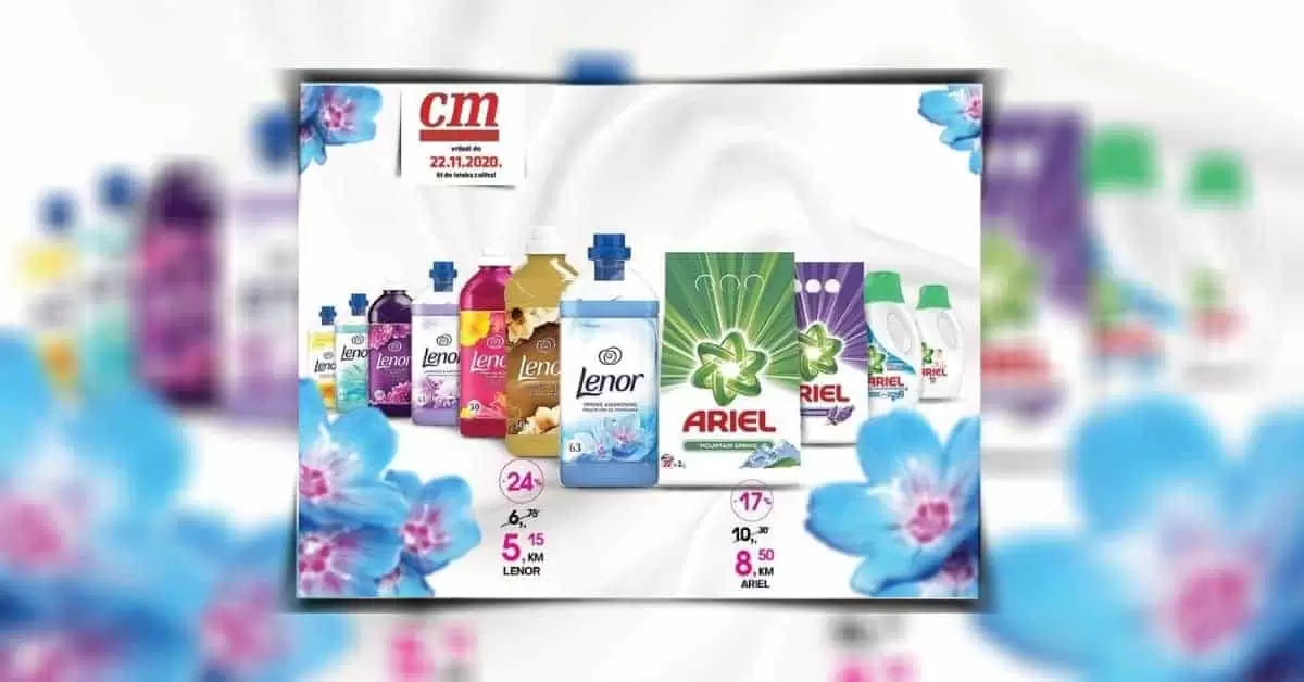 lenor ariel snizenje cm. cm snizenje. cm akcija. cm popust.
