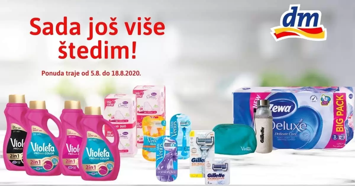 Sada još više štedim! dm gratis kupovina, snizenje dm, akcija dm