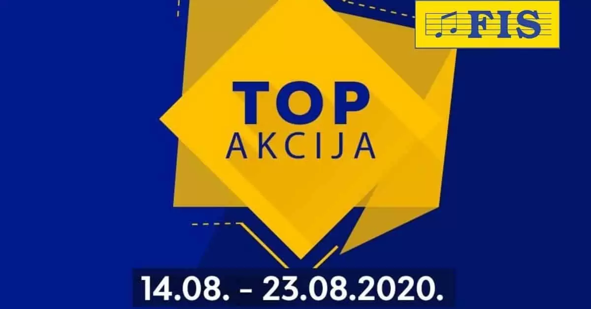 Fis TOP akcija. Fis snizenje.