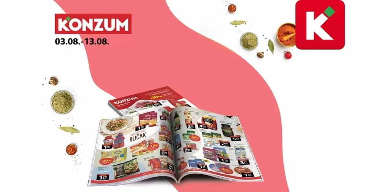konzum snizenje. konzum akcija. konzum katalog. konzum popust. konzum raspodaja.