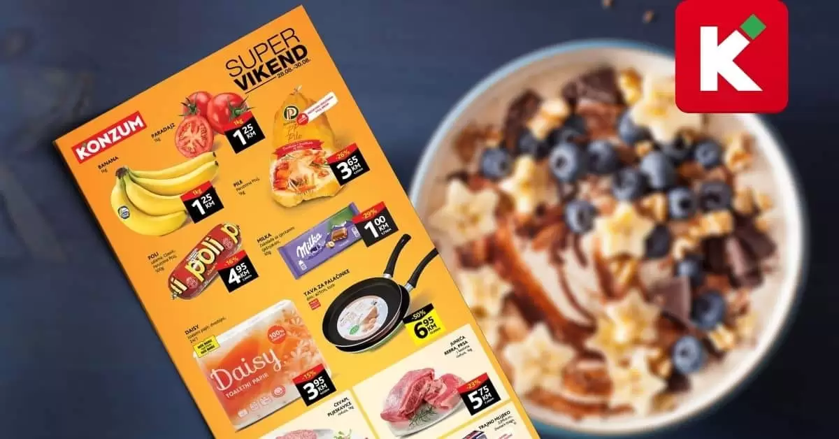 konzum vikend akcija. konzum akcija, konzum snizenje. konzum popust.