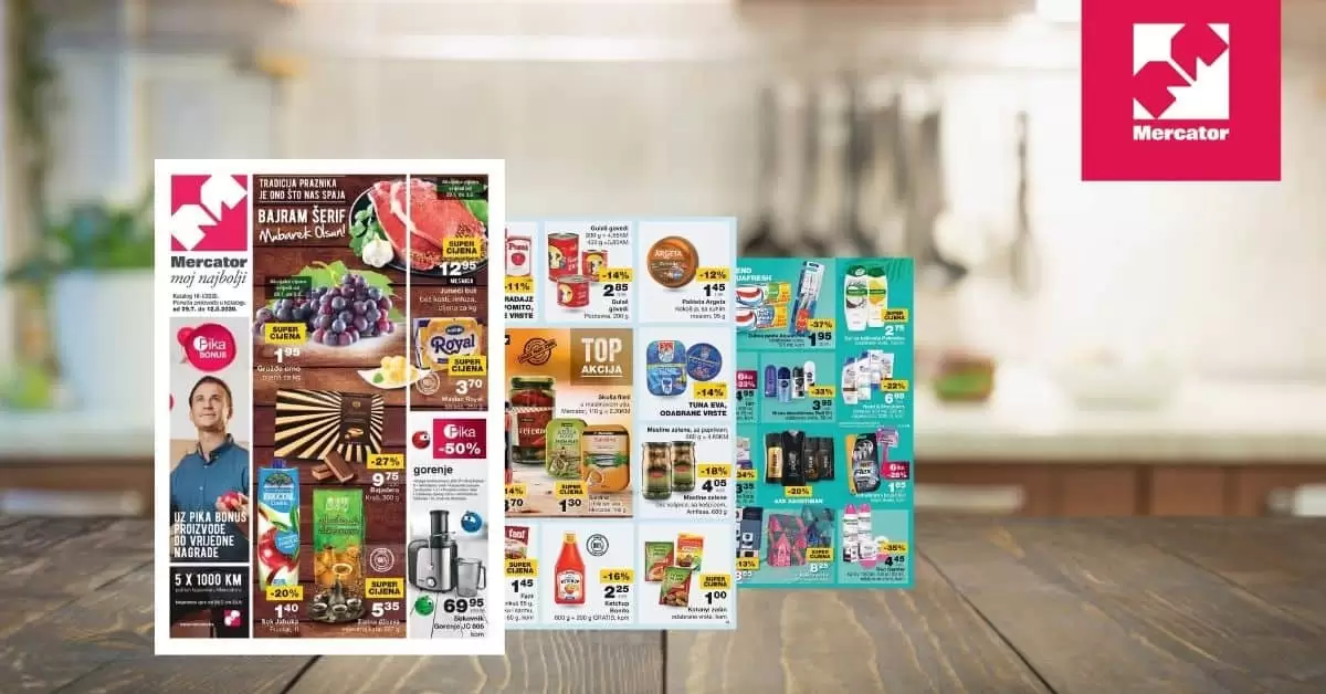 mercator katalog. mercator snizenje. mercator akcija. mercator lozionicka.