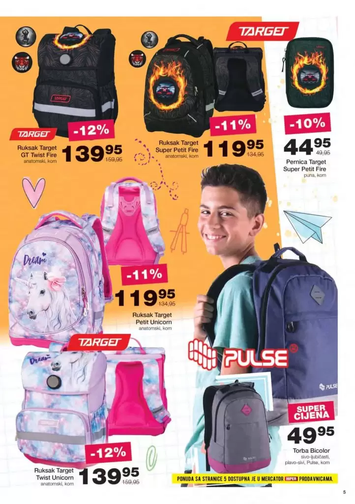 mercator skola. mercator snizenje. mercator akcija, mercator popust. mercator lozionicka.