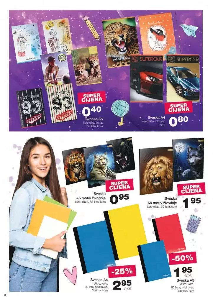 mercator skola. mercator snizenje. mercator akcija, mercator popust. mercator lozionicka.