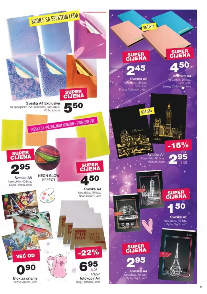 mercator skola. mercator snizenje. mercator akcija, mercator popust. mercator lozionicka.