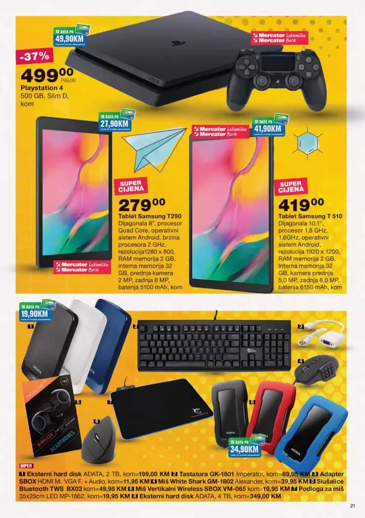 mercator skola. mercator snizenje. mercator akcija, mercator popust. mercator lozionicka.