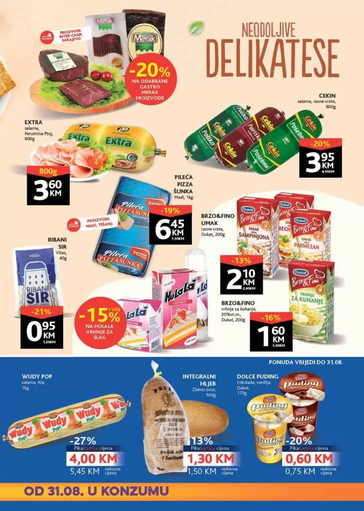 konzum zdravoljupci. konzum akcija. konzum katalog