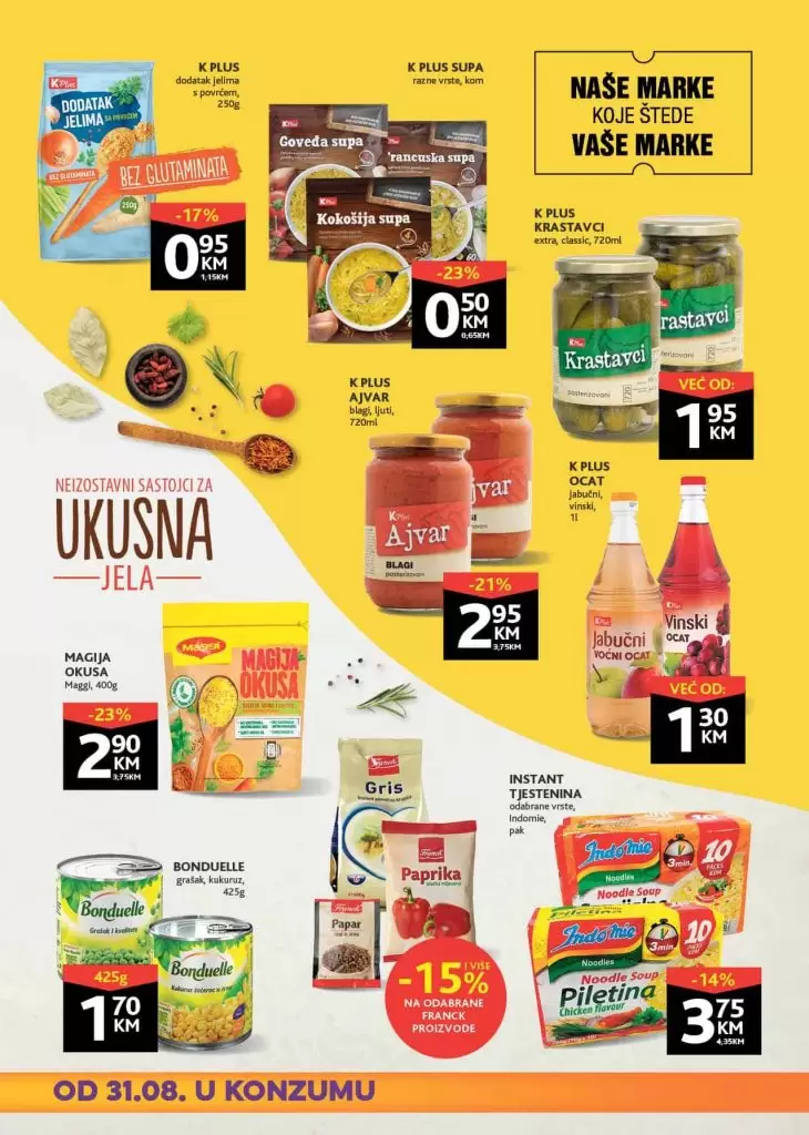 konzum zdravoljupci. konzum akcija. konzum katalog