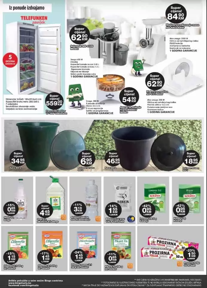 bingo zimnica. bingo snizenje. bingo akcija. 