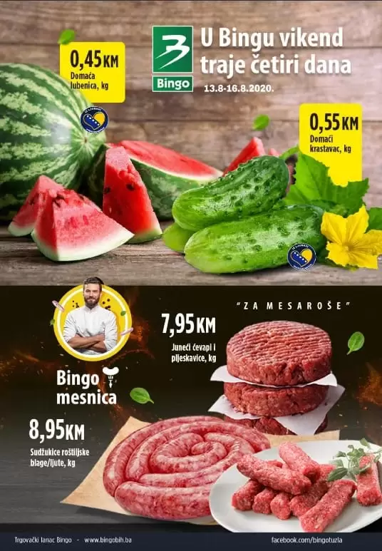 bingo vikend akcija. bingo sarajevo. bingo tuzla. bingo mostar. bingo snizenje. 