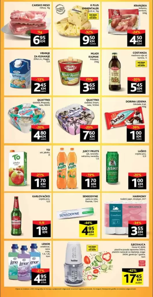 konzum zdravoljupci. konzum akcija. konzum katalog