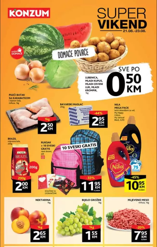 konzum zdravoljupci. konzum akcija. konzum katalog