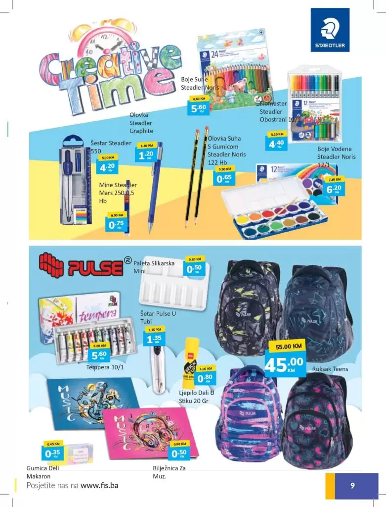 fis back to school. snizenje fis. akcija fis. 