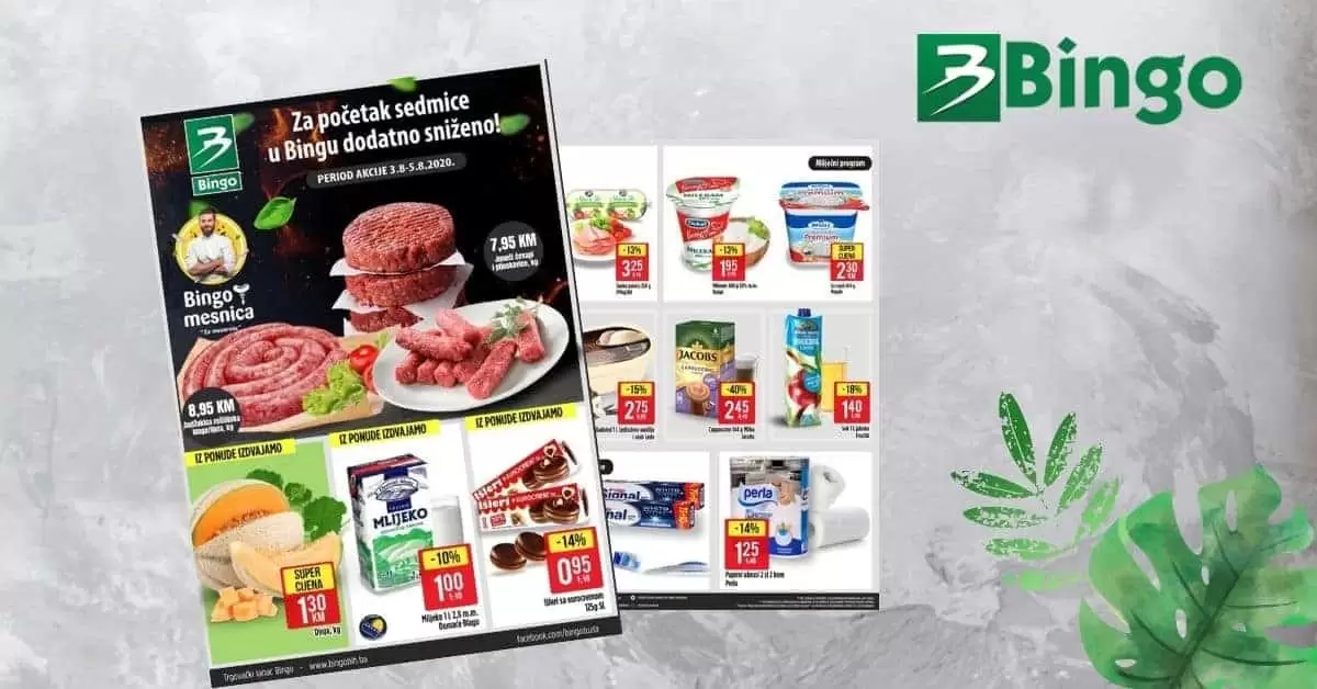 bingo katalog. bingo snizenje. bingo akcija. popust.