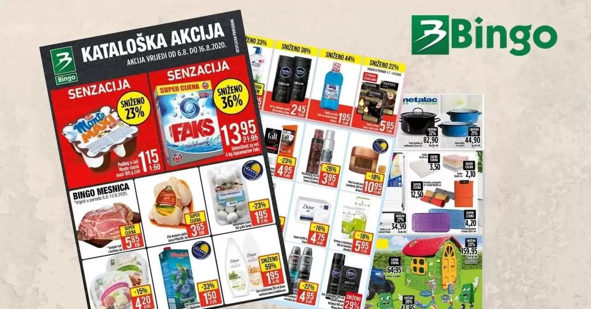 bingo kataloška akcija. bingo katalog. bingo snizenje. bingo popust.