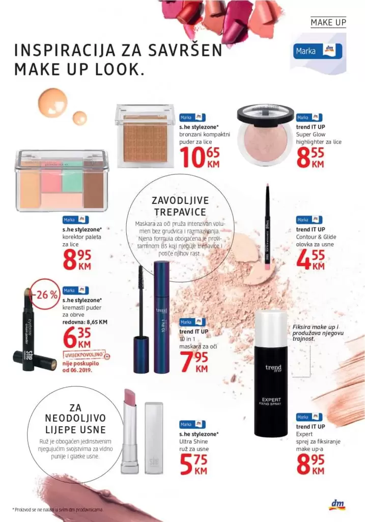 dm snizenje. dm akcijski katalog. popust. akcja. snizeno. dm drogerie markt.