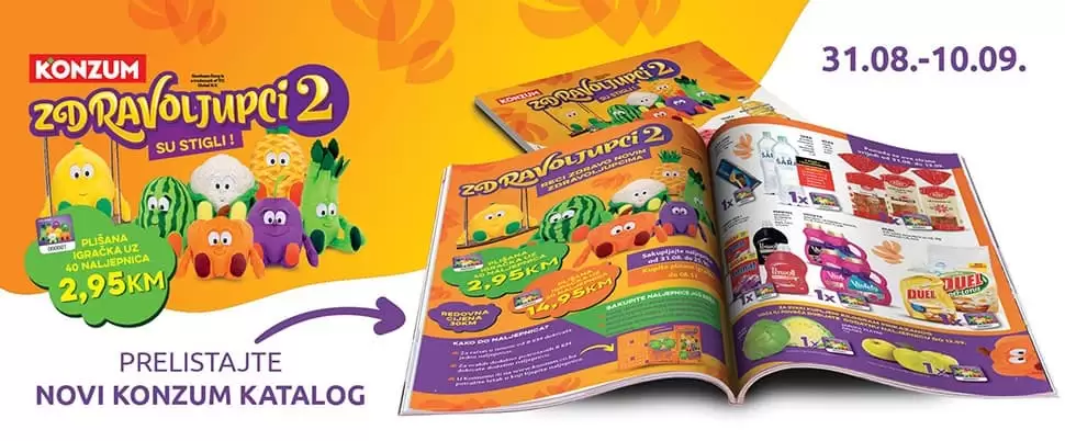zdravoljupci u konzumu. konzum katalog. konzum snizenje. konzum popust.