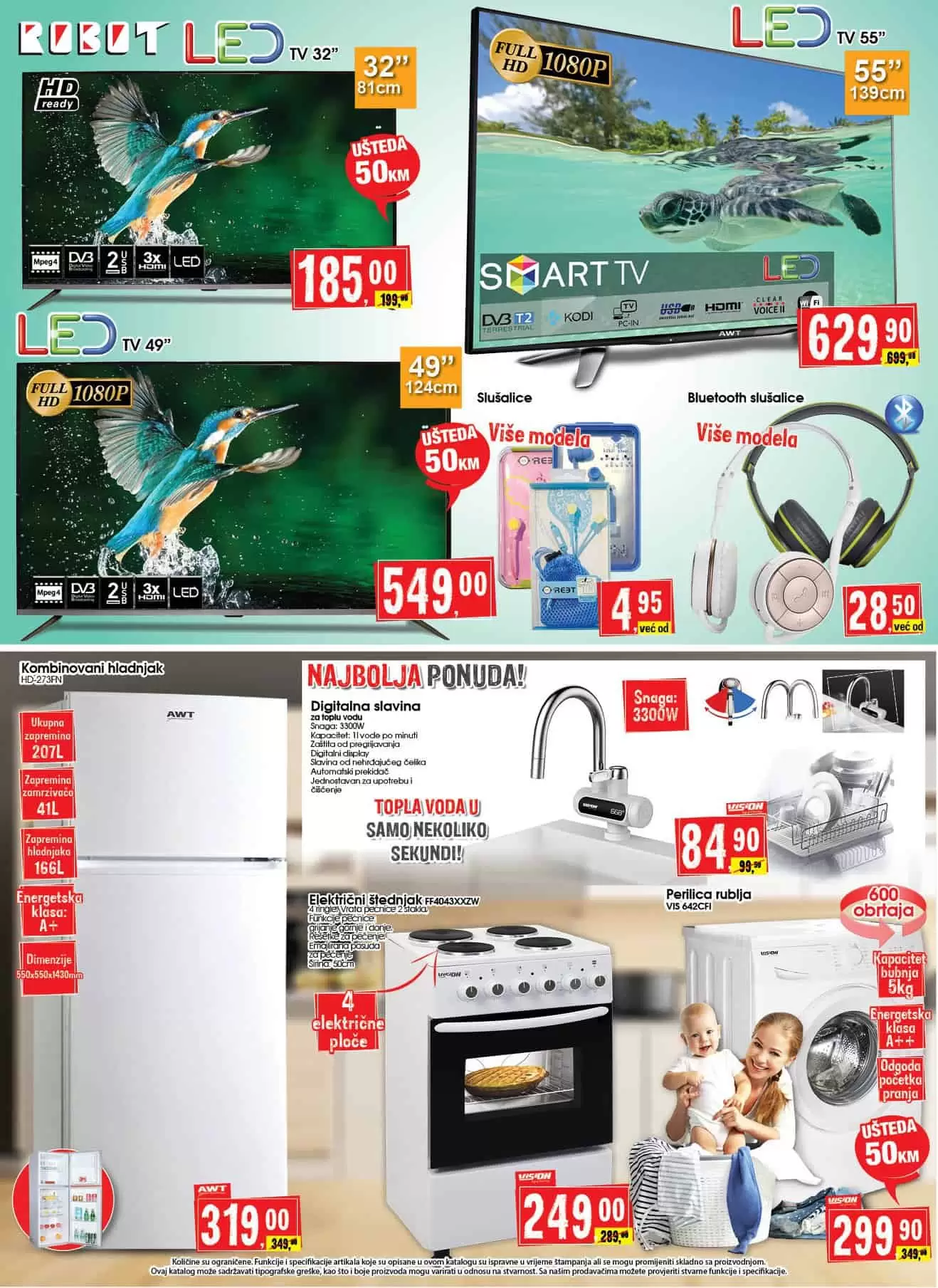 robot akcijski katalog. robot vikend akcija. snizenje. popust. 