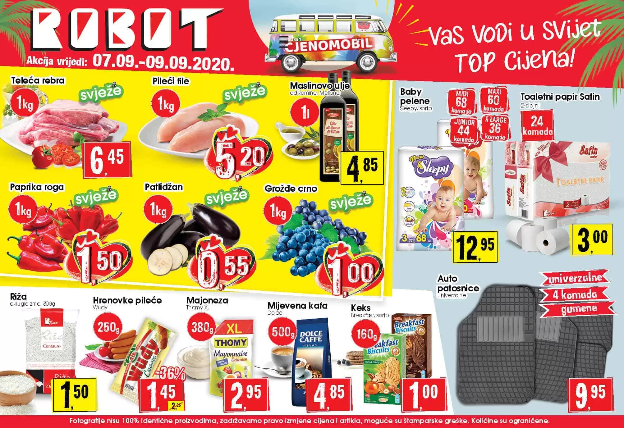 robot akcija za pocetak sedmice. najnize cijene robot. robot katalog. robot akcija. robot snizenje.