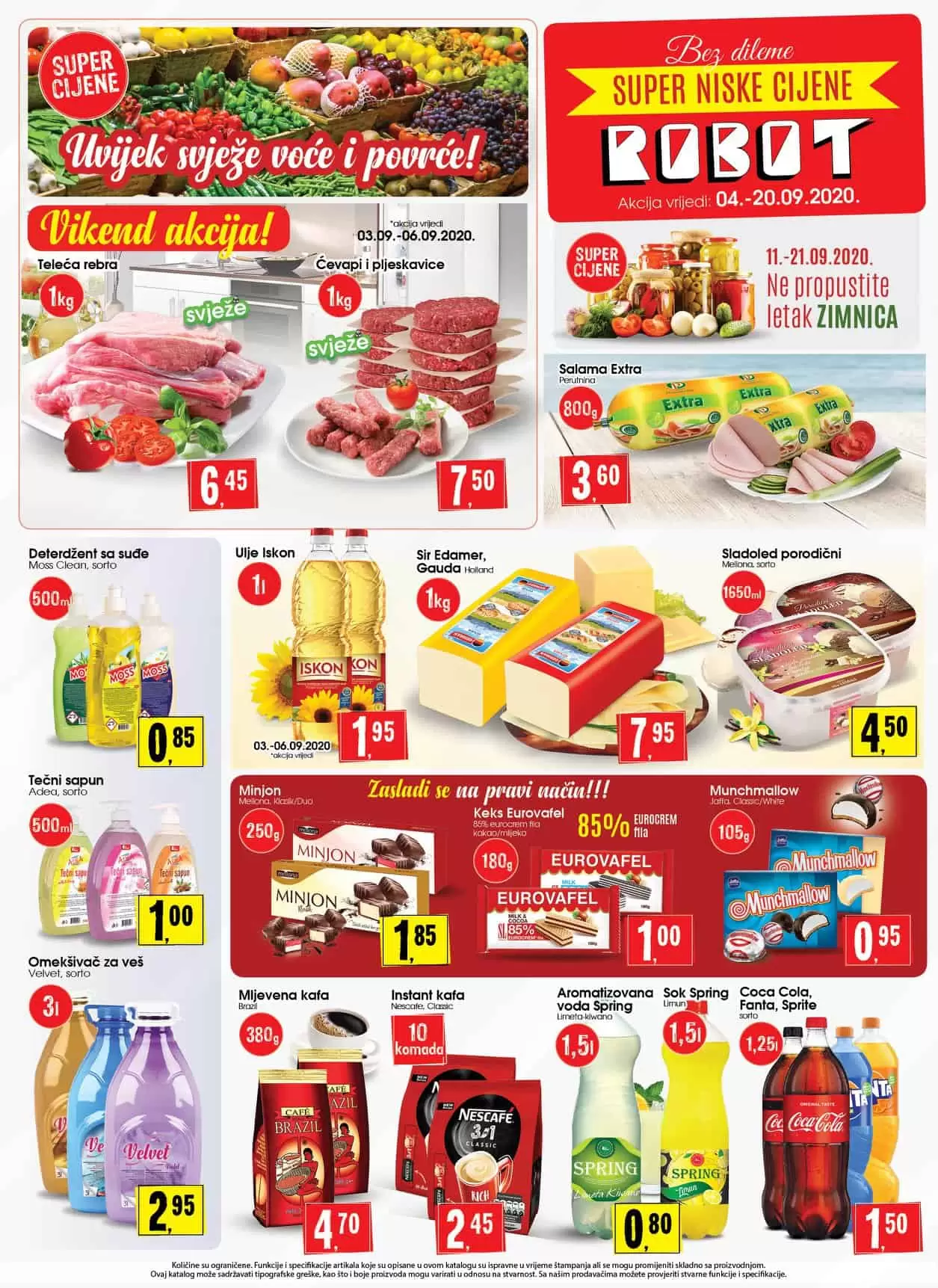 robot akcijski katalog. robot vikend akcija. snizenje. popust. 