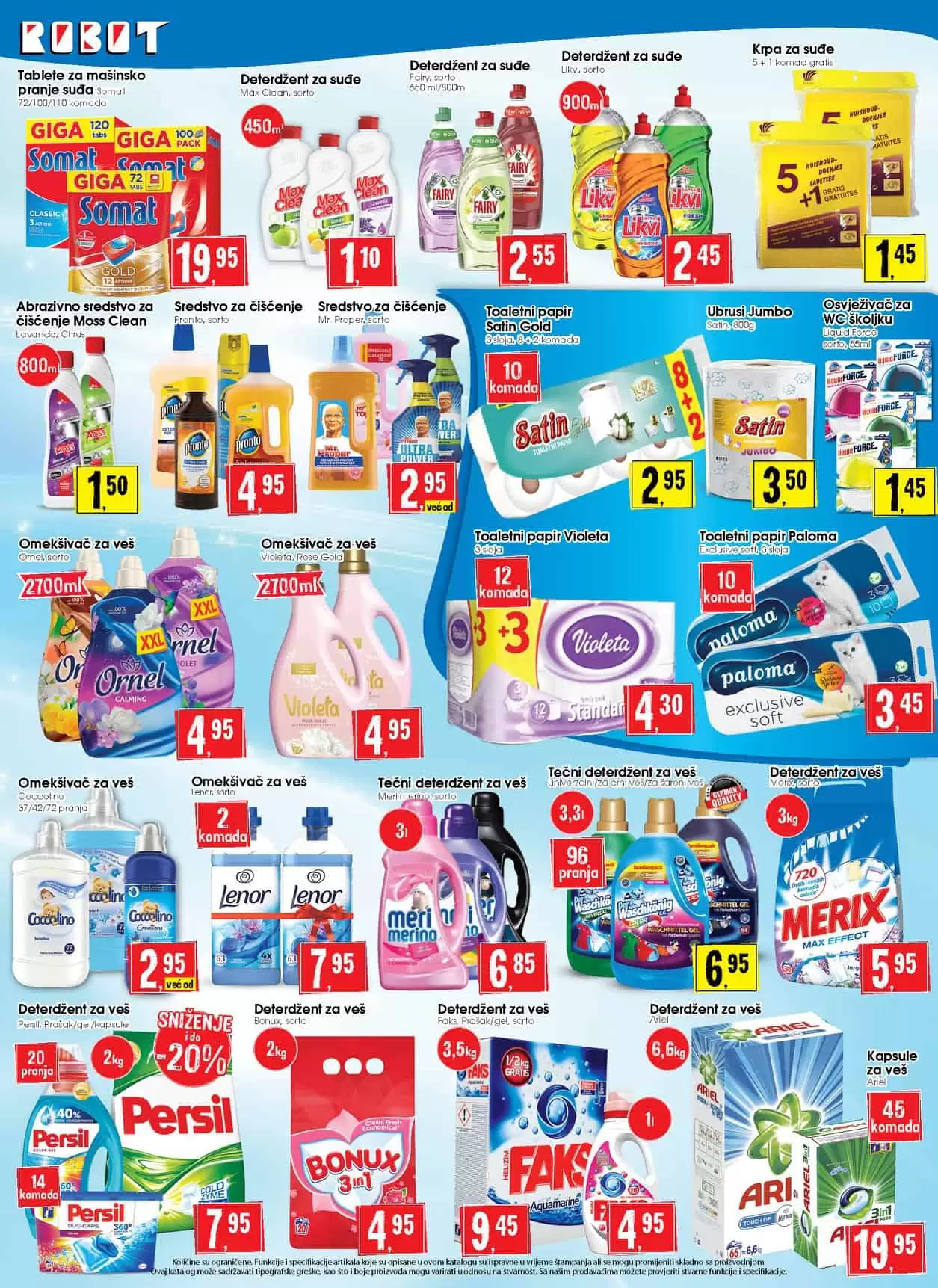 robot akcijski katalog. robot vikend akcija. snizenje. popust. 