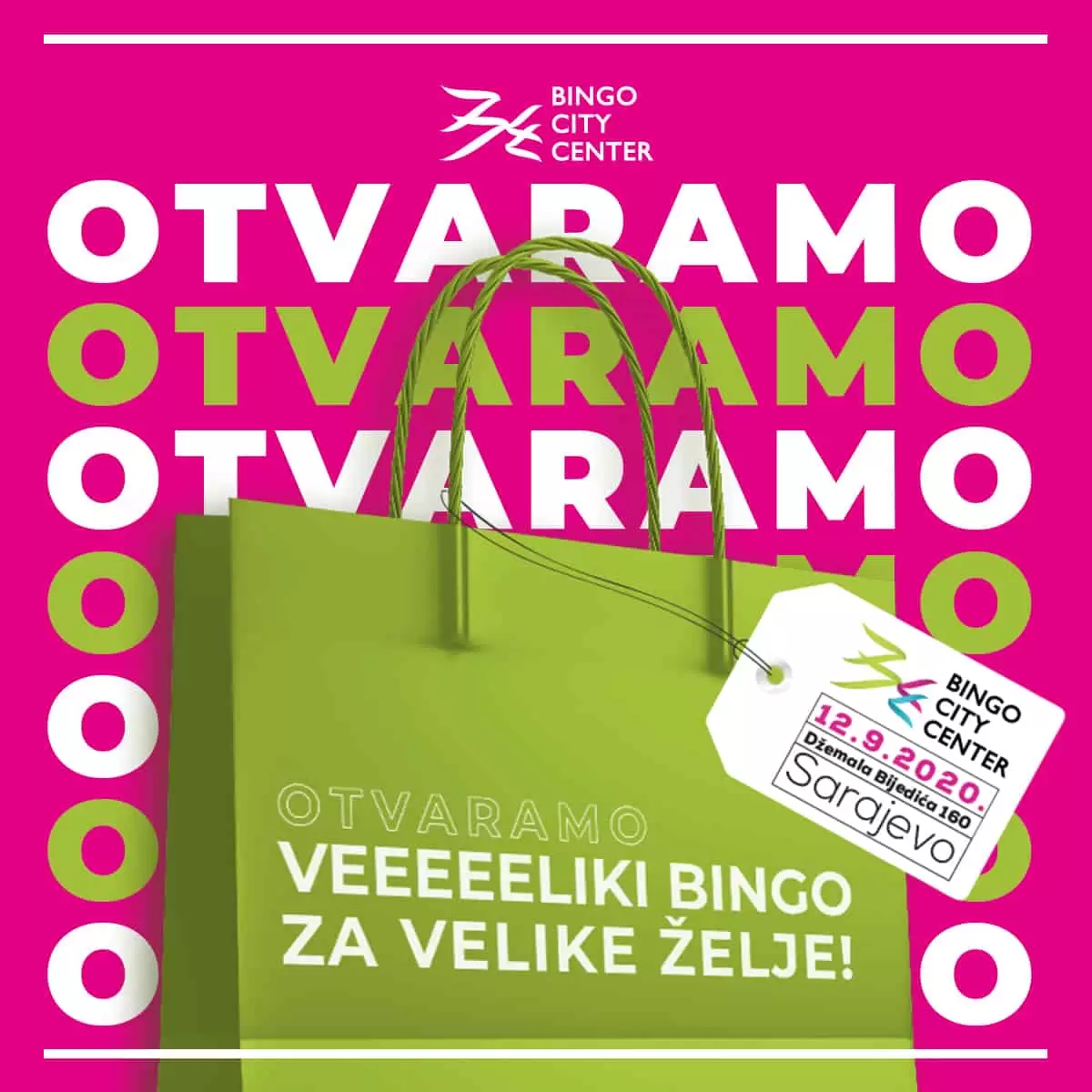 BINGO KATALOG. BINGO CITY CENTER . NOVI BINGO U SARAJEVU. bingo akcija. 