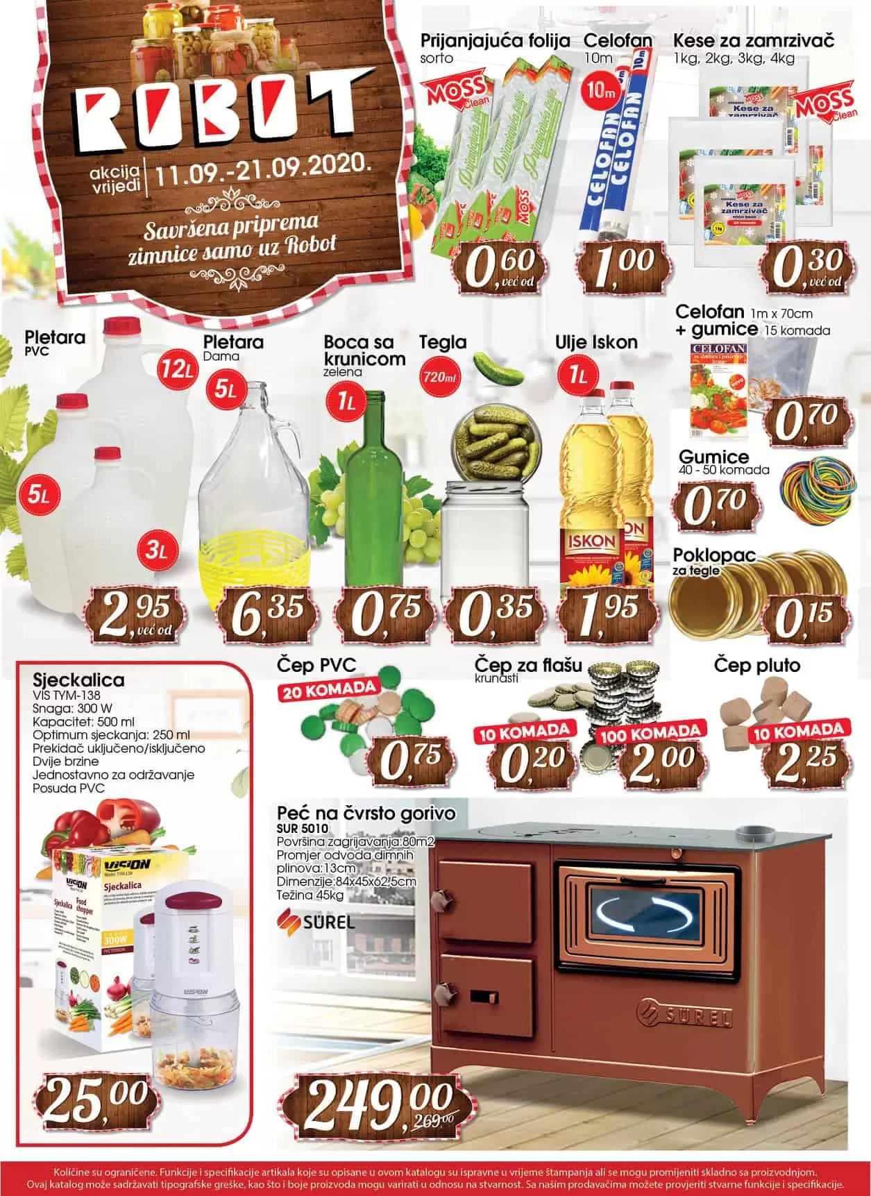 robot zimnica. zimnica.pletara. tegla kako pripremiti zimnicu. robot katalog. pec na cvrsto gorivo.