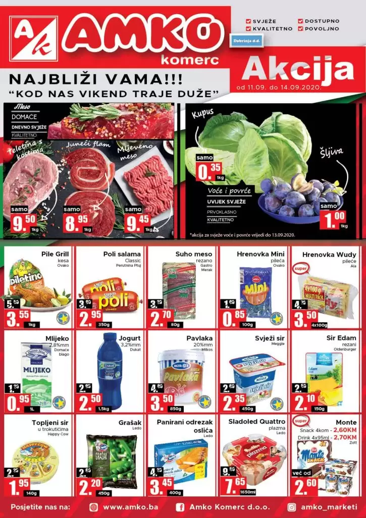 amko komerc katalog, amko akcija, amko vikend akcija , amko kataloska akcija