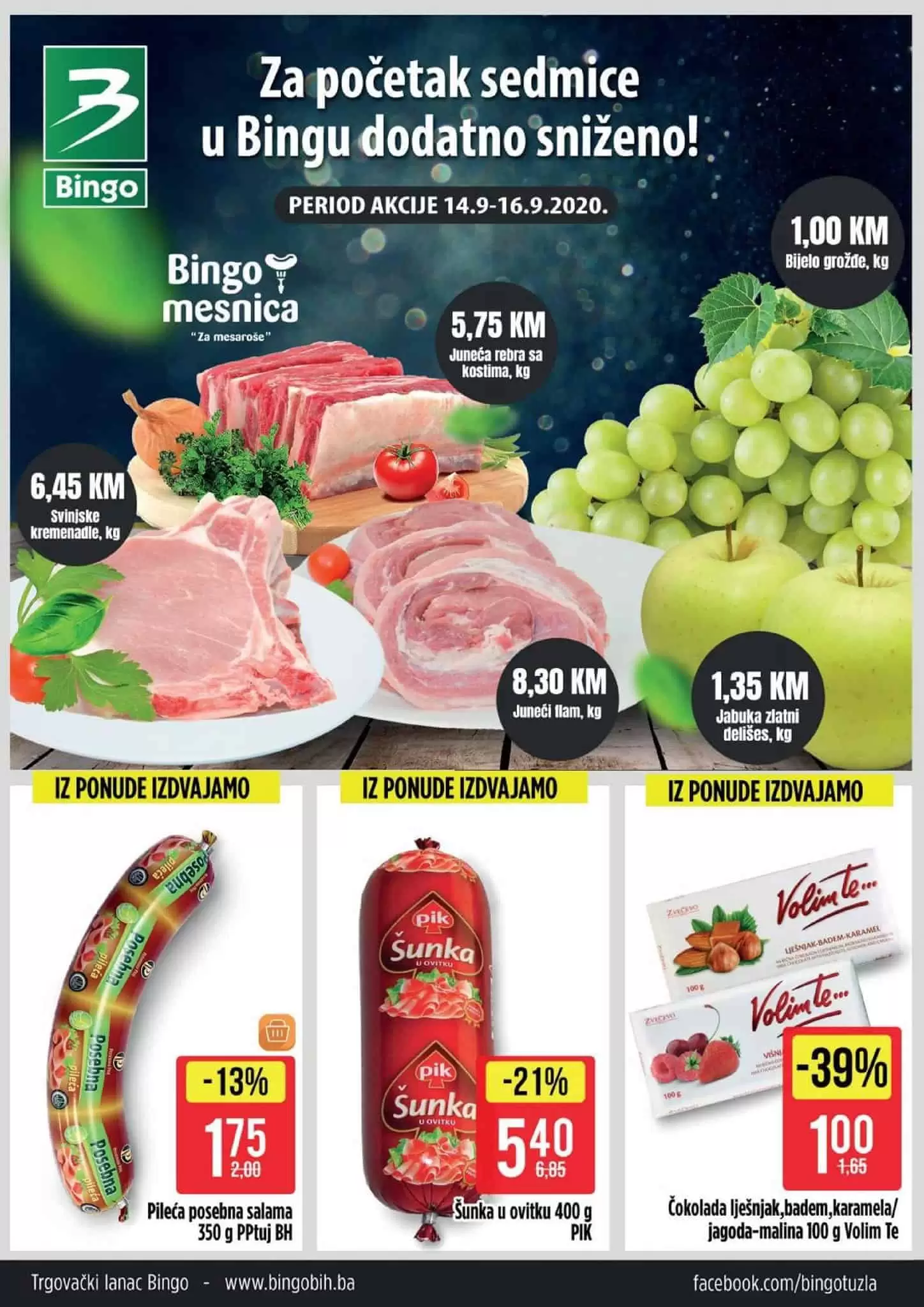 bingo katalog,. katalog bingo. akcija bingo. rasprodaja bingo. grodje. salama u bingu. 