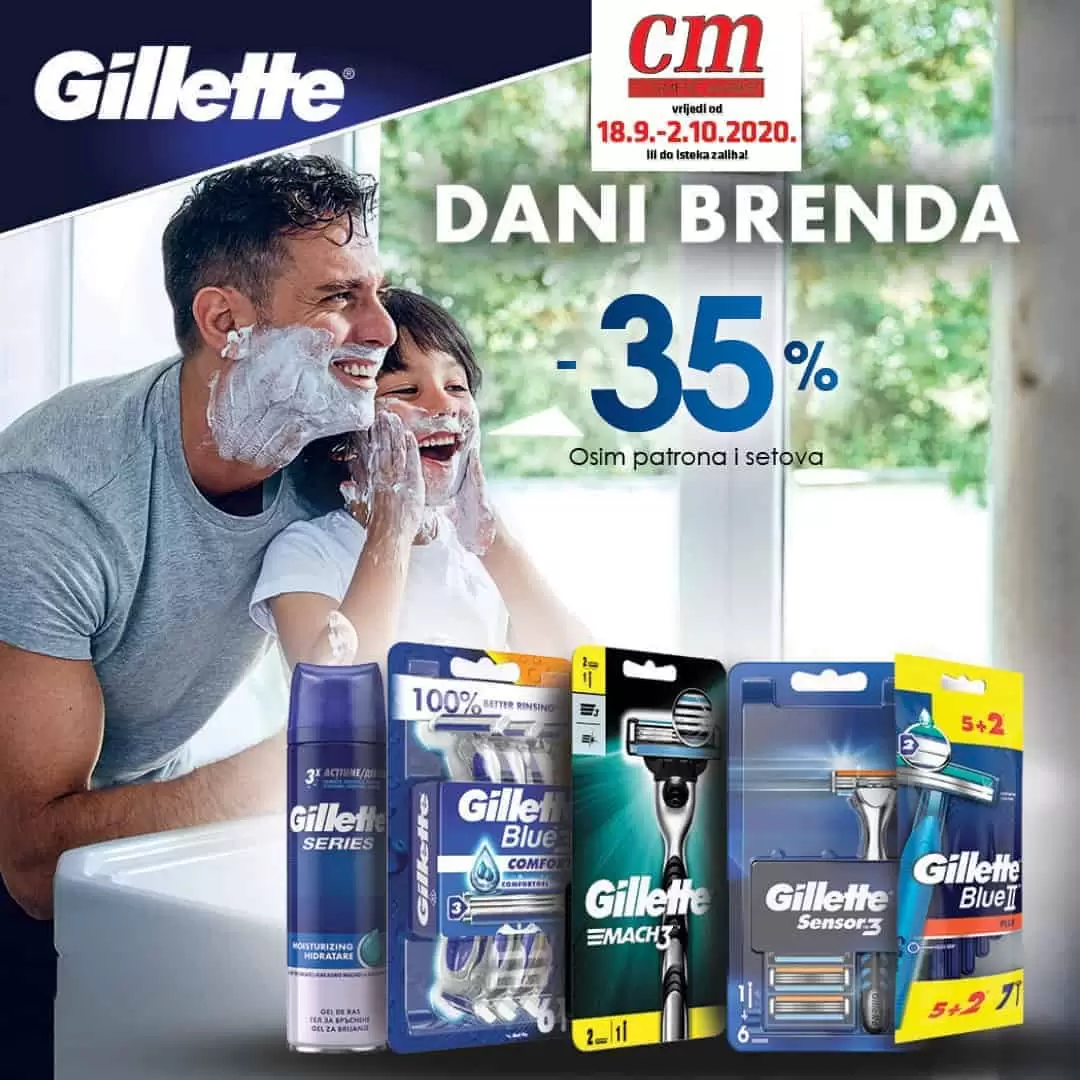 cm katalog. cm snizenje. cm akcija. popust. parfimerija.  dani brenda gillette