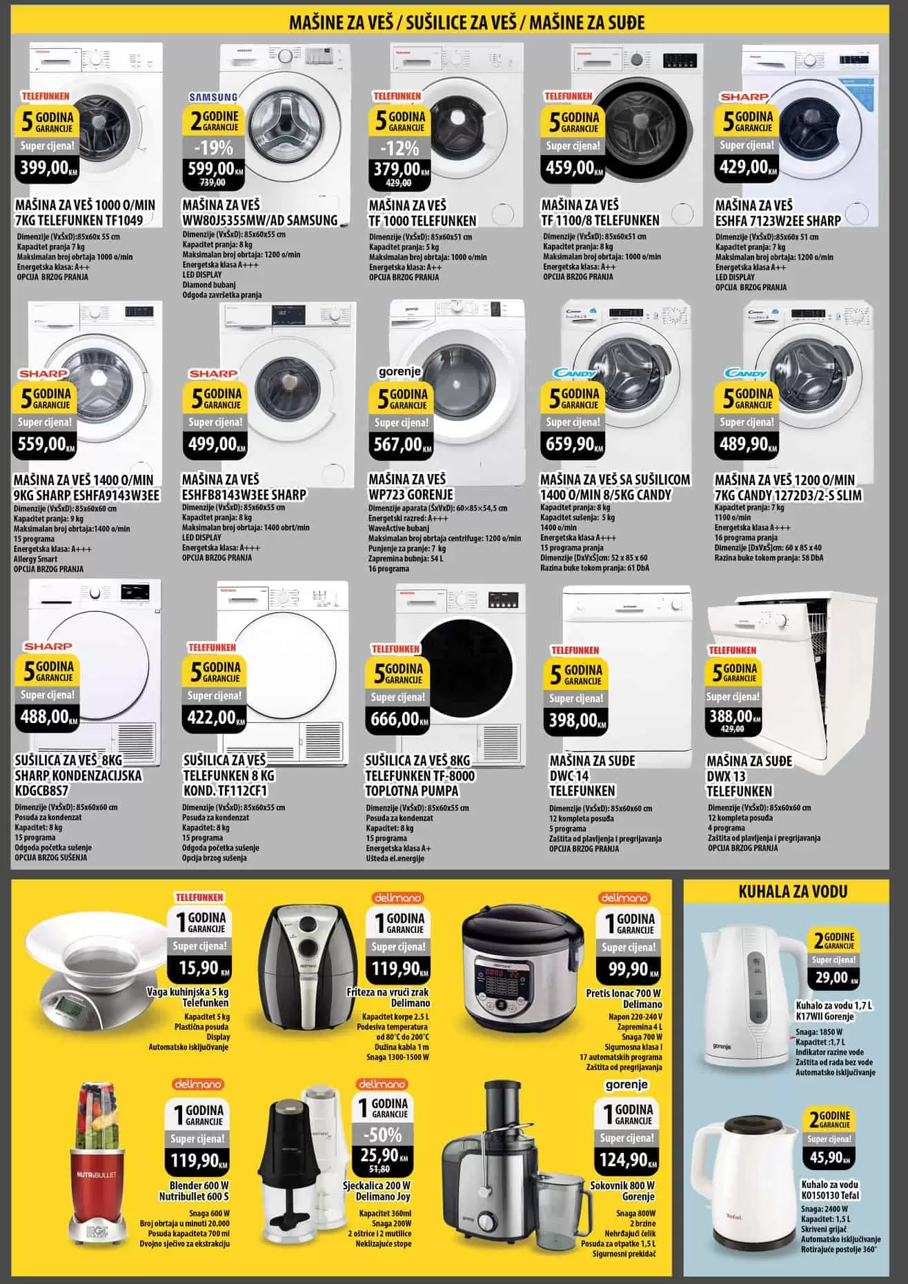 bingo tehnika. bingo katalog. bingo snizenje.  perilica posudja. 