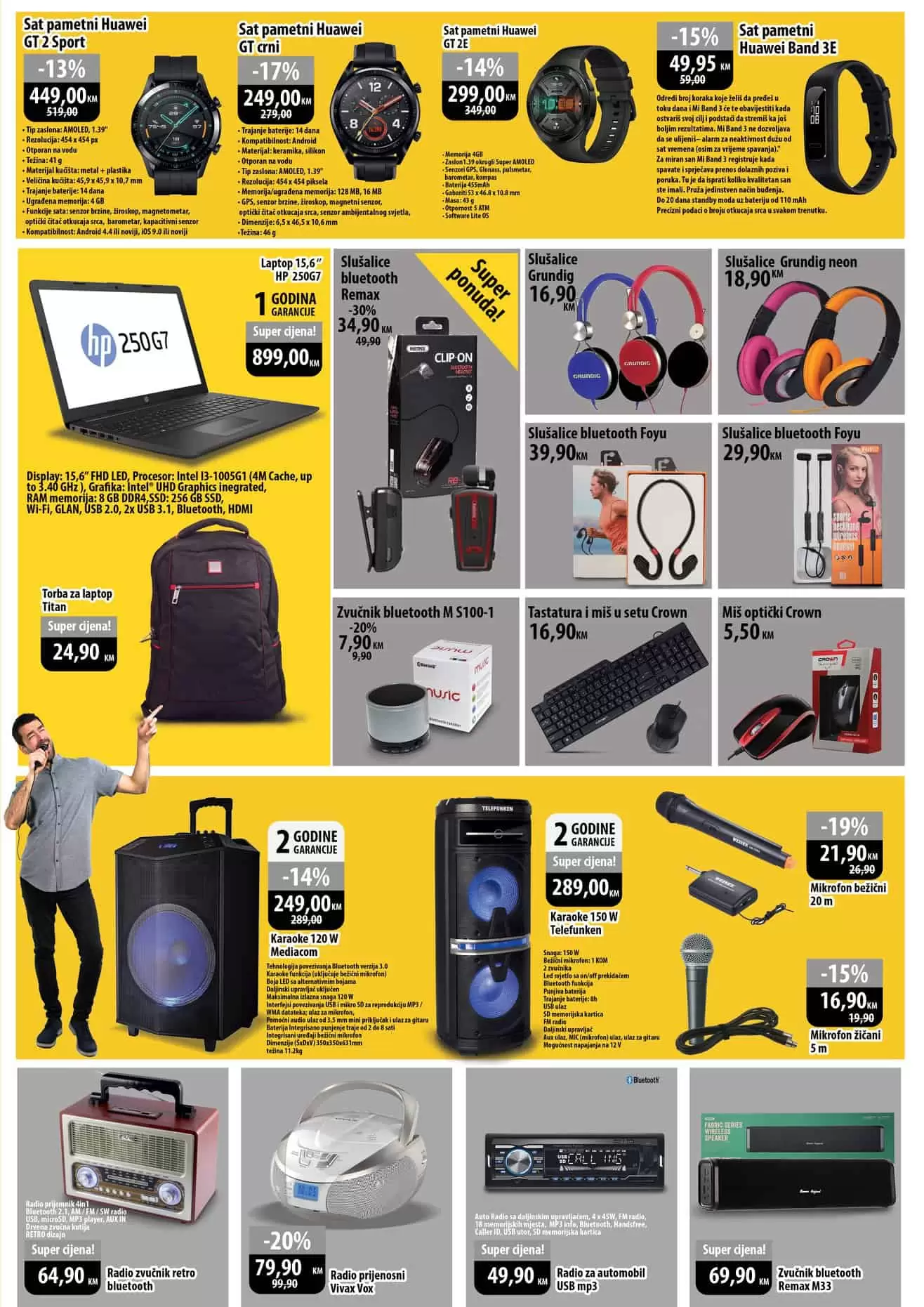 bingo tehnika. bingo katalog. bingo snizenje.  zvucnik. laptop. koji laptop kupiti