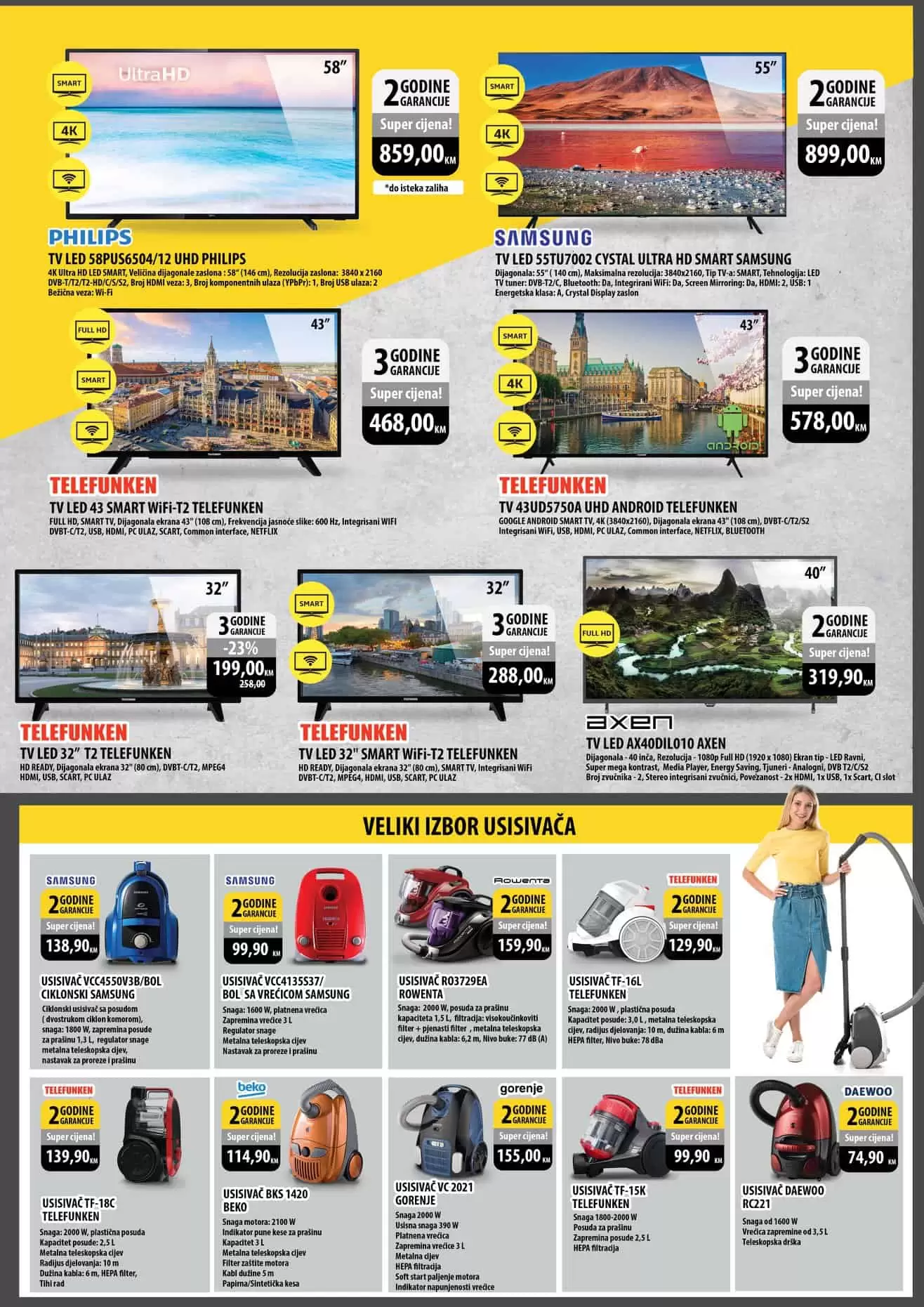 bingo tehnika. bingo katalog. bingo snizenje.  usisivac