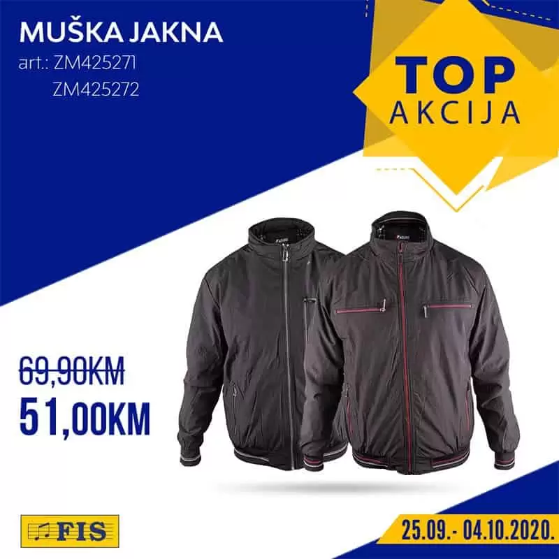 top akcija fis. fis akcija. fis katalog. fis snizenje. fis popust.  jakna za muskarce. muska jakna. 