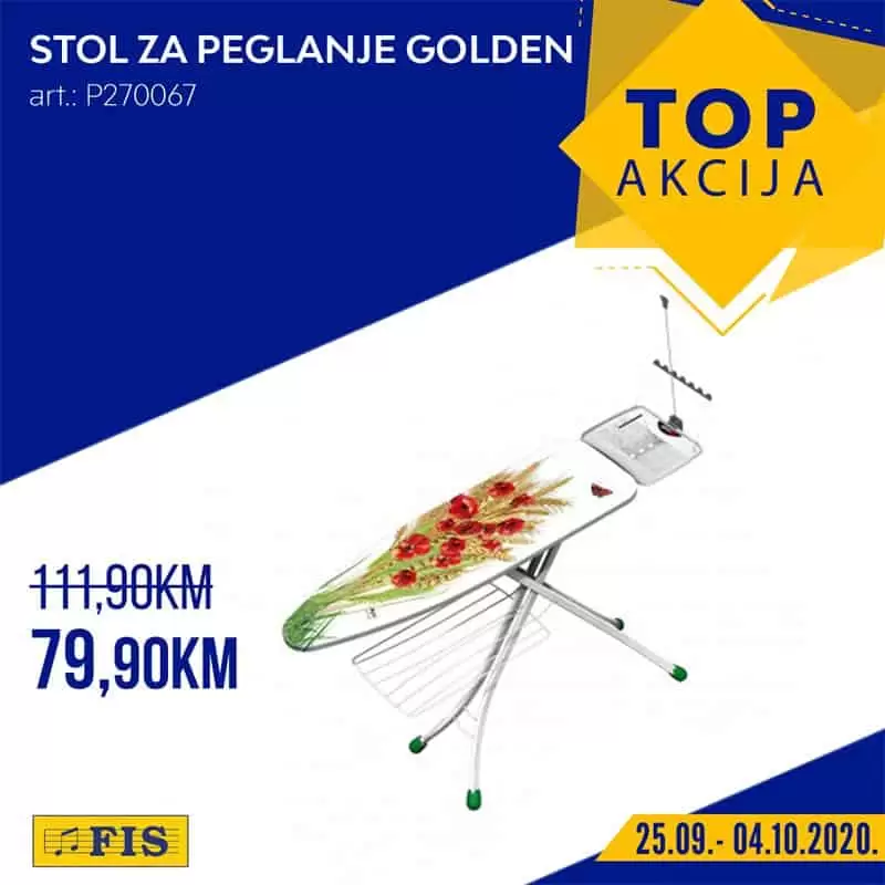 top akcija fis. fis akcija. fis katalog. fis snizenje. fis popust.  daska za peglanje