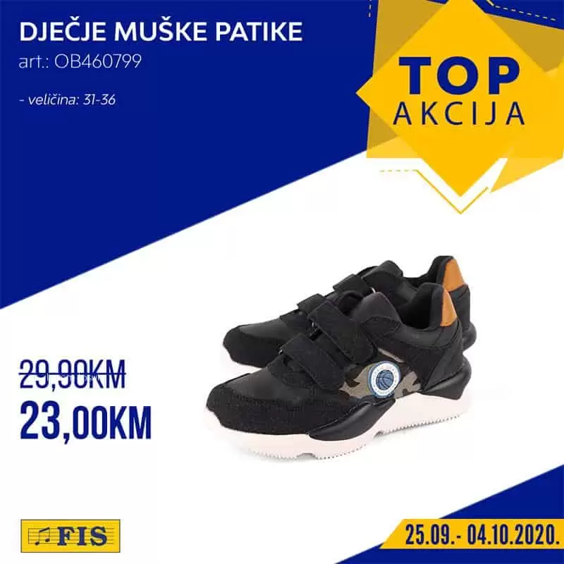 top akcija fis. fis akcija. fis katalog. fis snizenje. fis popust.  patike za djecake. tene za djecu