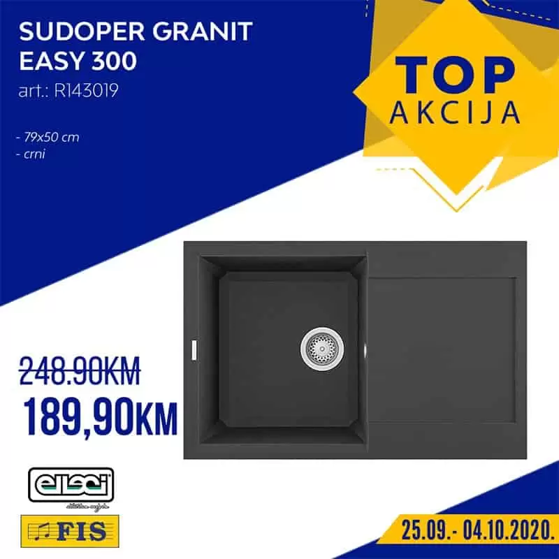 top akcija fis. fis akcija. fis katalog. fis snizenje. fis popust.  sudoper granit