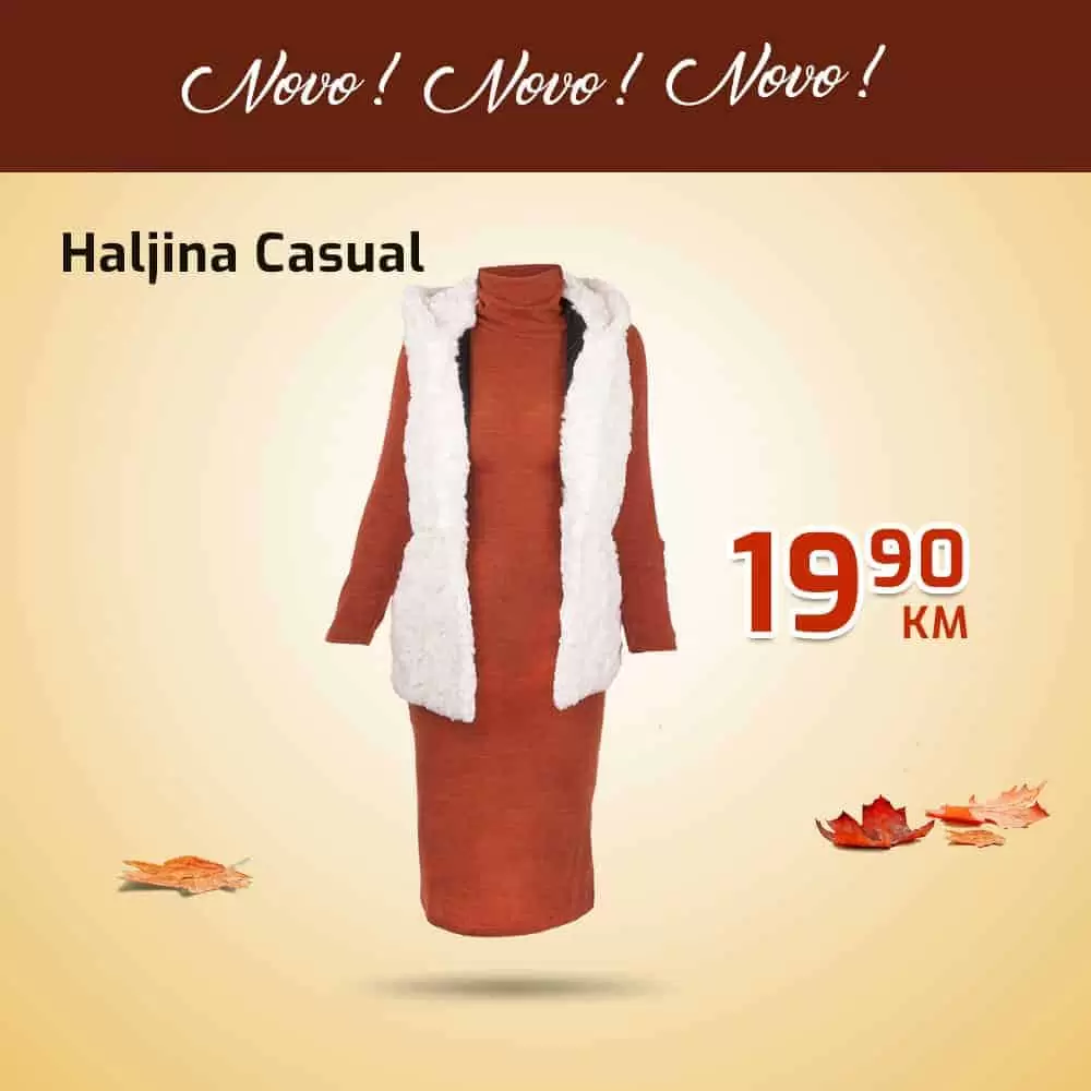 novo u fisu na odjelu tekstila. 