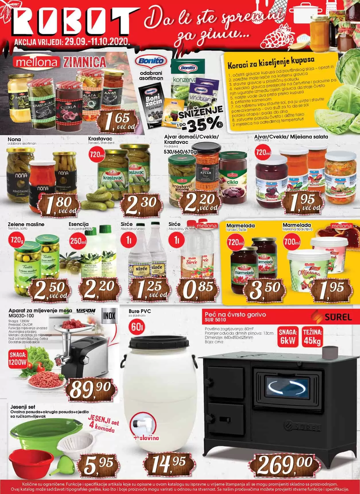 robot akcijski katalog. robot vikend akcija. snizenje. popust. 