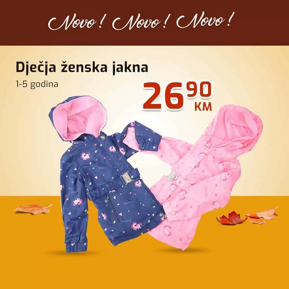 novo u fisu na odjelu tekstila. 