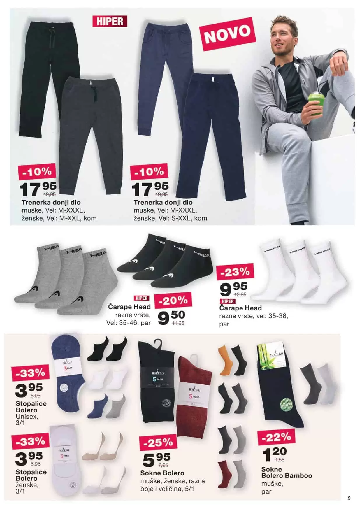 mercator katalog. mercator lozionicka. mercator sezonska raspodaja. pidzama. trenerka. carape. 