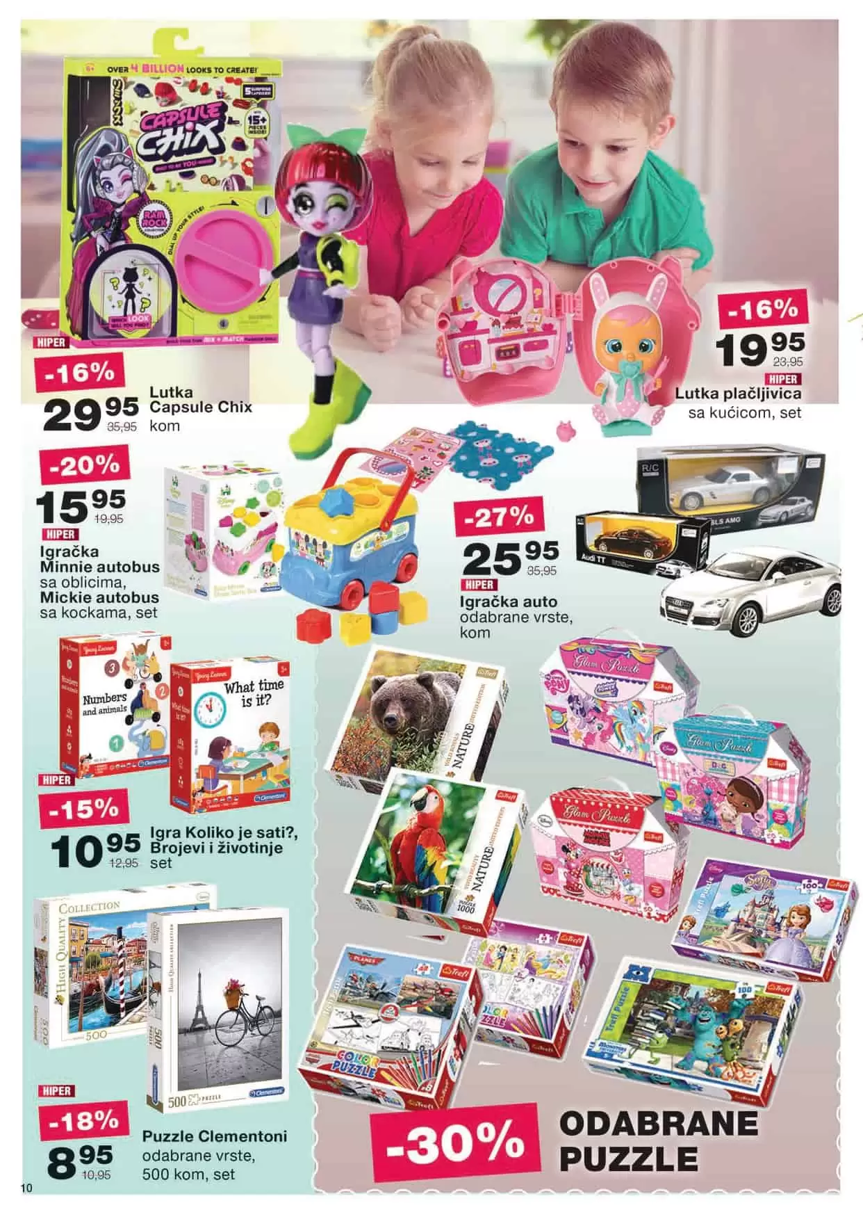 mercator katalog. mercator lozionicka. mercator sezonska raspodaja. igracke za djecu. lutkice. 