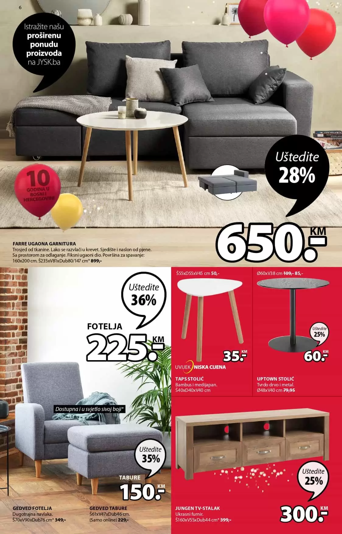 jysk.ba rasprodaja  jysk katalog  jysk akcija stolice  jysk mostar Jysk katalog. 