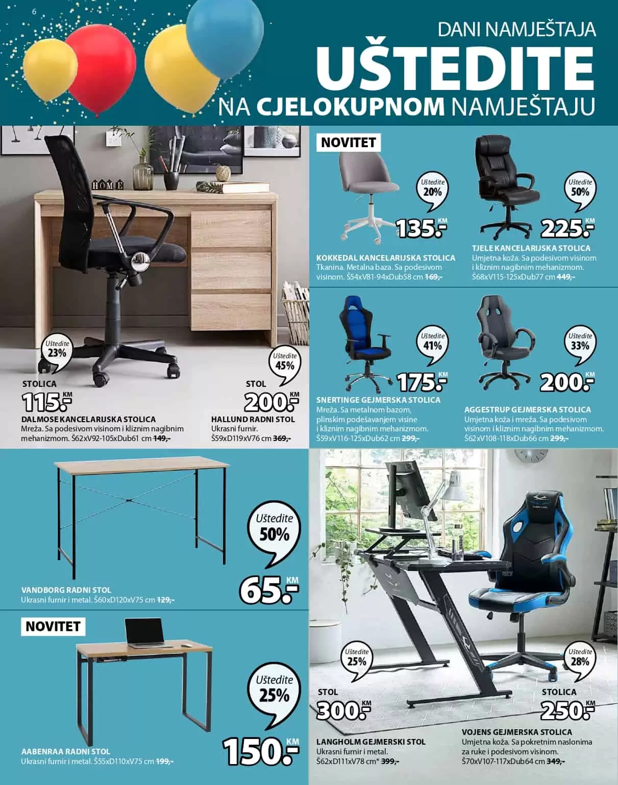 jysk katalog. jysk rasprodaja. jysk radno vrijeme. jysk popust.  radni stol