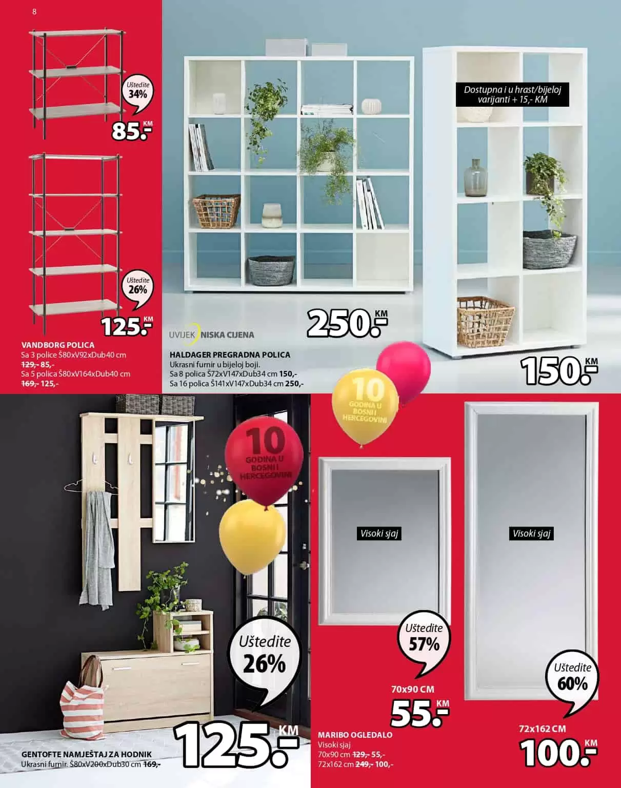 jysk katalog. jysk rasprodaja. jysk radno vrijeme. jysk popust.  polica za knjige