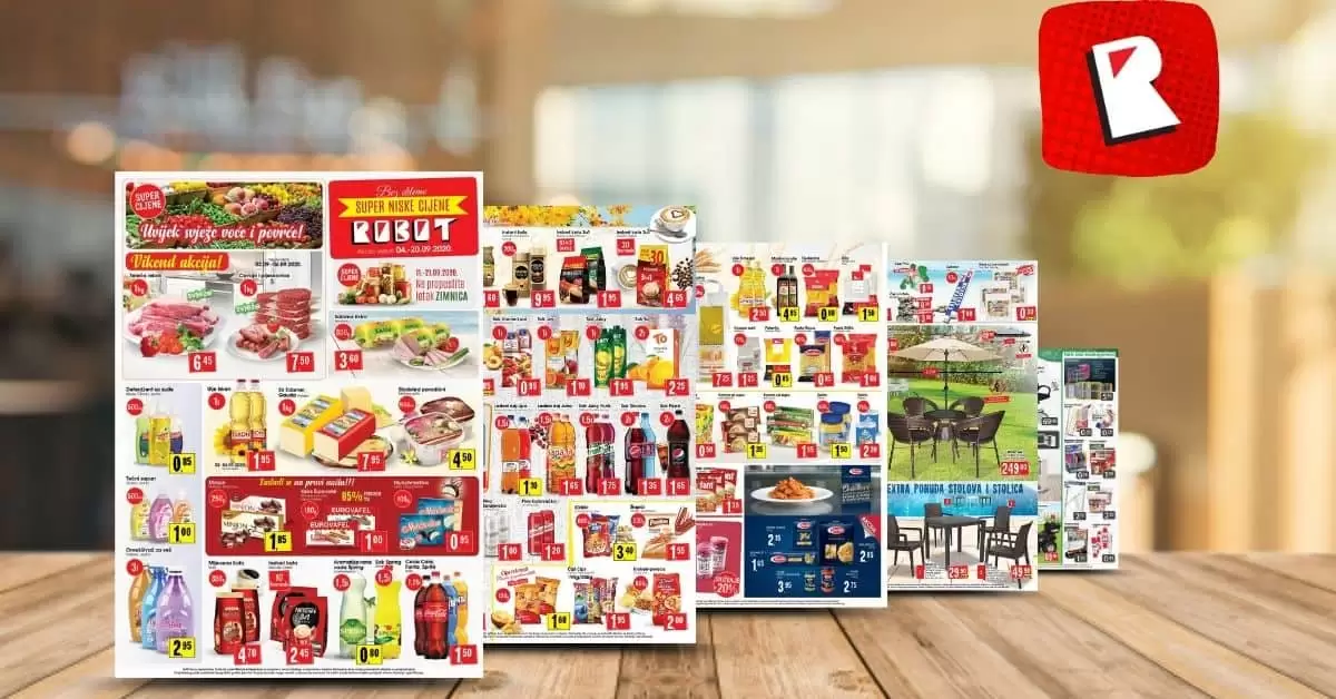 robot akcijski katalog. robot vikend akcija. snizenje. popust.